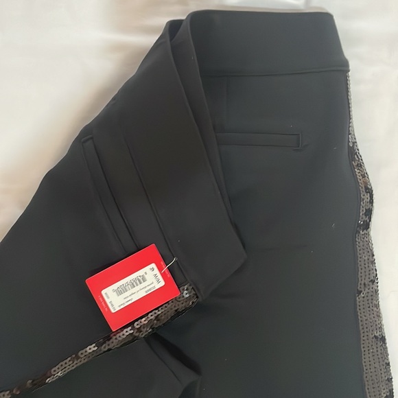 The Perfect Black Pant, Ankle Sequin Tuxedo Skinny - Picture 7 of 7